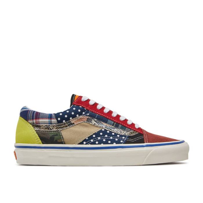 ヴァンズ Vans 【 Size? X Old Skool \u0027Factory Floor\u0027 2020 Men Multi-Color/Marshmallow 】 メンズ
