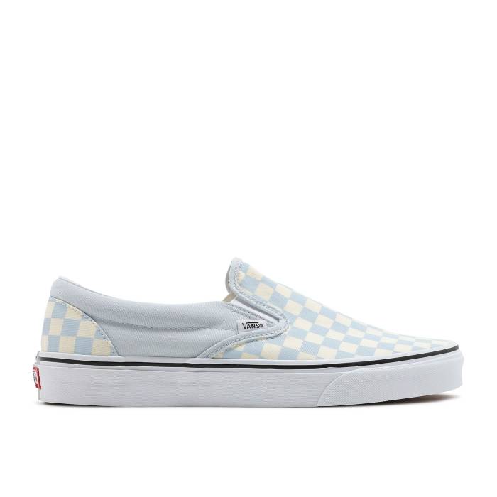 ヴァンズ Vans 【 Classic Slip-On \u0027Checkerboard - Ballad Blue\u0027 Men Ballad Blue/True White 】 古典派音楽 slip-on スリッポン メンズ 青み 青色 白いこと 白いこと