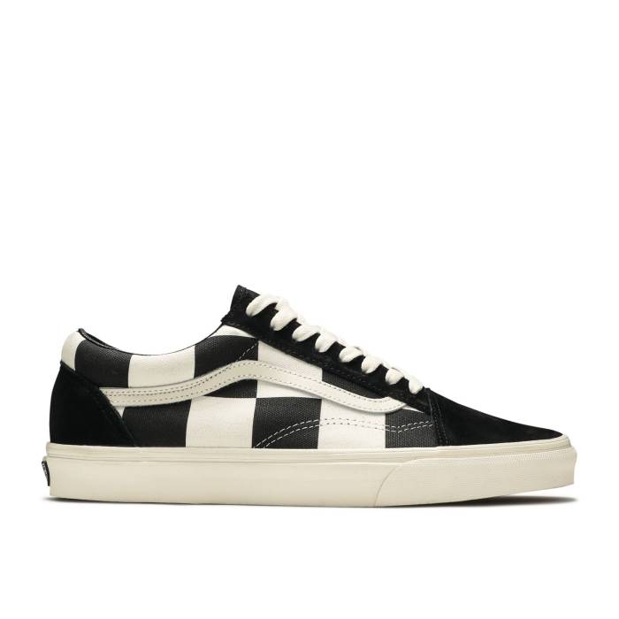 ヴァンズ Vans 【 Old Skool \u0027Oversize Checkerboard - Black White\u0027 Men Black/Marshmallow 】 黒いこと 黒いこと メンズ 黒いこと 黒いこと