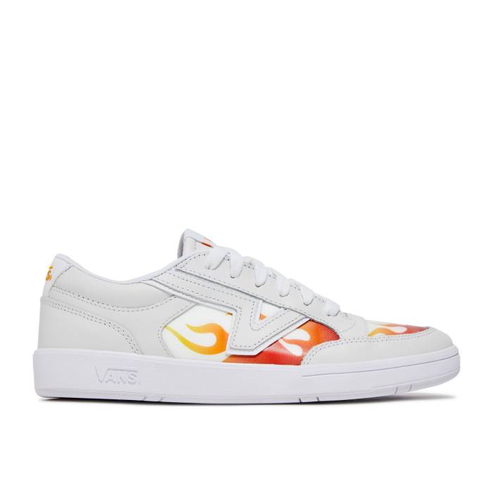 ヴァンズ Vans 【 Lowland Cc \u0027Lenticular\u0027 Men True White/Flame 】 メンズ 白いこと 白いこと