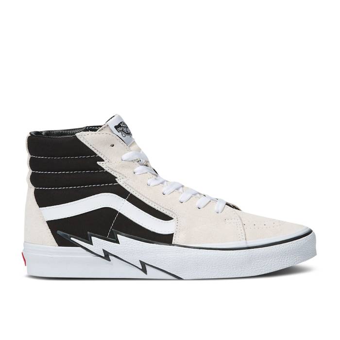 ヴァンズ Vans 【 Sk8-Hi \u0027Bolt - Antique White Black\u0027 Men Antique White/Black 】 滑るご機嫌 白いこと 白いこと メンズ 白いこと 白いこと 黒いこと 黒いこと
