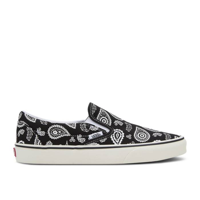 ヴァンズ Vans 【 Classic Slip-On 'Primavera Paisley - Black' Men Black 】 クラシック slip-on スリッポン メンズ 黒色 ブラック