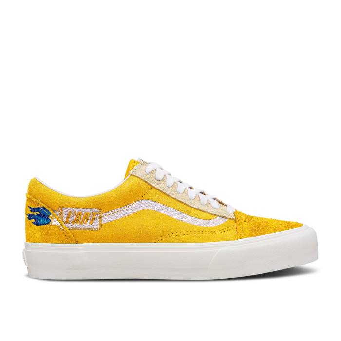 ヴァンズ Vans 【 Kar L'art De L'automobile X Old Skool Vlt Lx 'Exhaust Pack - Yellow' Men Yellow 】 メンズ yellow 黄色・イエロー