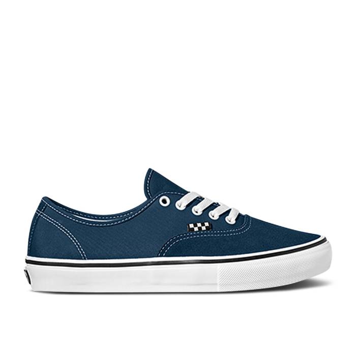 ヴァンズ Vans 【 Skate Authentic \u0027Dress Blues\u0027 Men Dress Blues/White 】 Skate 滑る オーセンティック メンズ 御召しもの ブルース 白いこと 白いこと