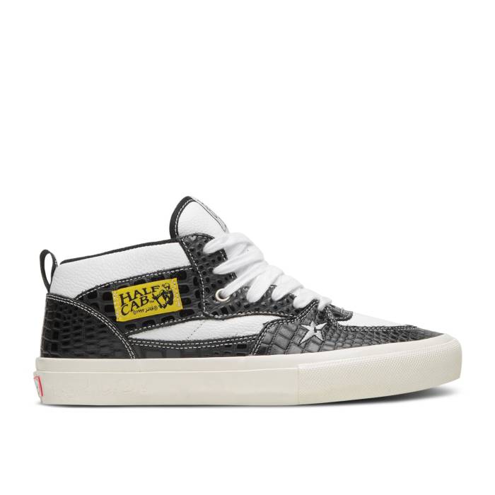 ヴァンズ Vans 【 Carpet Company X Skate Half Cab 'Black Dragon Leather' Men Black/Marshmallow 】 Skate スケート ハーフ ドラゴン メンズ 黒色 ブラック