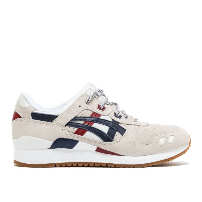 アシックス Asics 【 Packer X Us Open X Gel Lyte 3 'Game.set.match' Men Cream/Navy 】 メンズ クリーム 紺色 ネイビー|スニケス