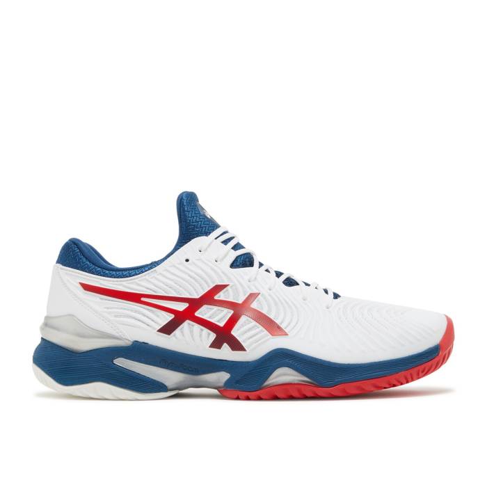 アシックス Asics 【 Court Ff 2 Novak White Mako Blue Men White/Mako Blue 】 コート メンズ 白色 ホワイト 青色 ブルー