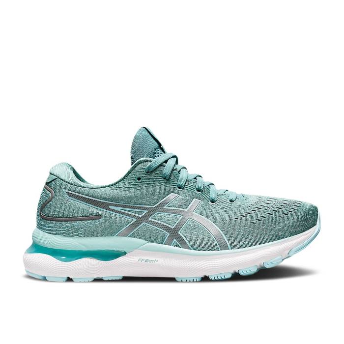 アシックス Asics 【 Wmns Gel Nimbus 24 'Sage' Women Sage/Clear Blue 】 レディース 青色 ブルー