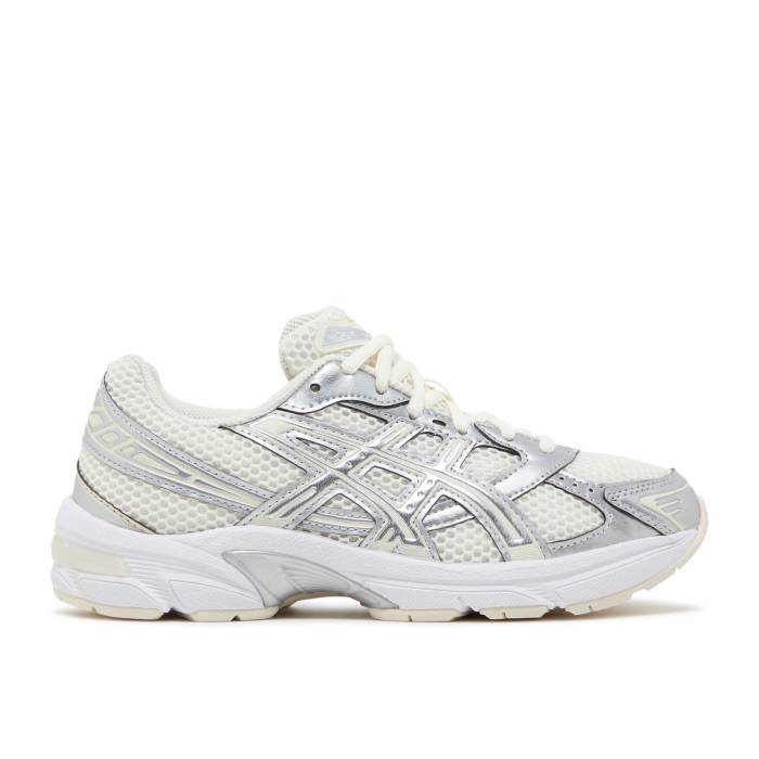 アシックス Asics 【 Wmns Gel 1130 \u0027Cream Pure Silver\u0027 Women Cream/Pure Silver 】 純一無雑 レディース 皮膚軟化剤 純一無雑 Silver しろがね色・しろがね色
