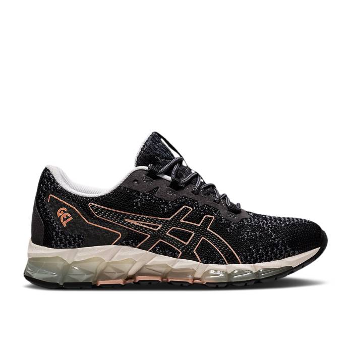 アシックス Asics 【 Wmns Gel Quantum 360 6 Knit \u0027Black Copper\u0027 Women Black/Carrier Grey 】 編み物 レディース 黒いこと 黒いこと 薄墨色 薄墨色