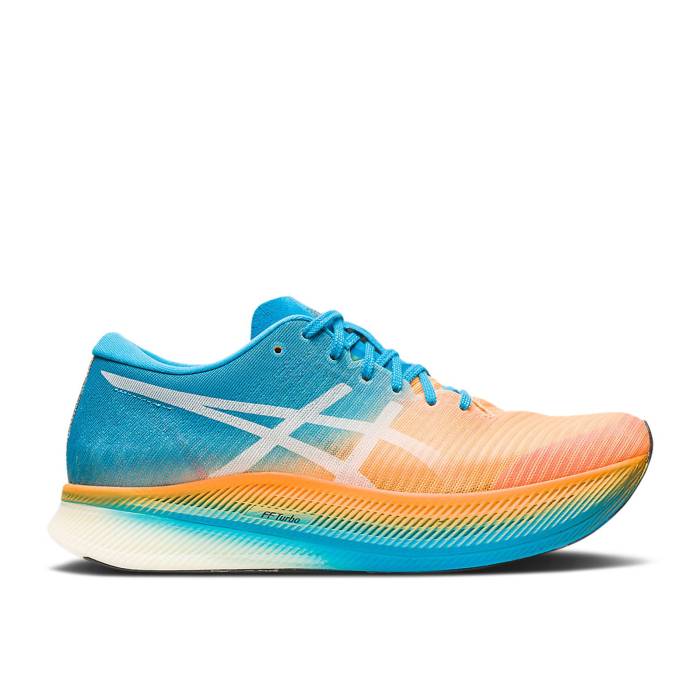 アシックス Asics 【 Metaspeed Sky \u0027Orange Pop Island Blue\u0027 Men Orange Pop/Island Blue 】 天の原 メンズ orange 橙・オレンジ色 青碧 青碧