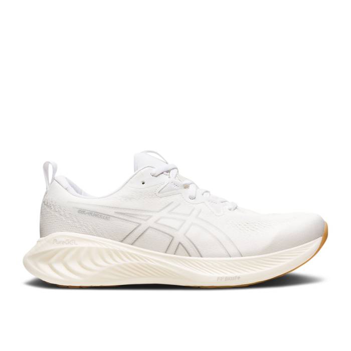 アシックス Asics 【 Gel Cumulus 25 White Gum Men White/White 】 メンズ 白色 ホワイト
