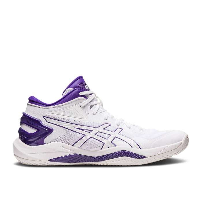 アシックス Asics 【 Gel Burst 27 \u0027White Gentry Purple\u0027 Men White/Gentry Purple 】 はち切れる メンズ 白いこと 白いこと Purple 紫・パープル