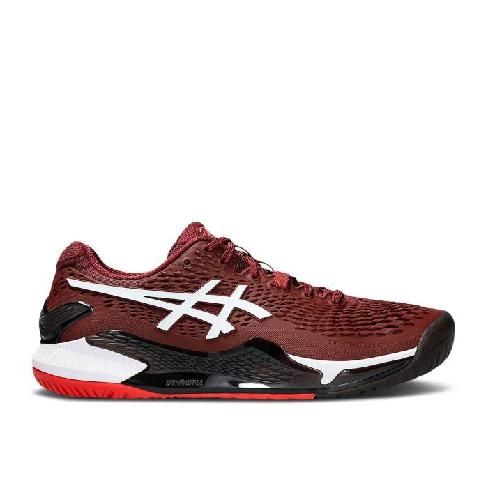 アシックス Asics 【 Gel Resolution 9 'Antique Red' Men Antique Red/White 】 メンズ Red 赤・レッド 白色 ホワイト