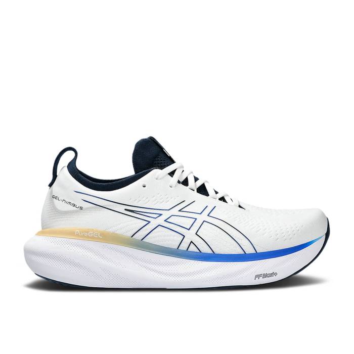 アシックス Asics 【 Gel Nimbus 25 'White Illusion Blue' Men White/Illusion Blue 】 メンズ 白色 ホワイト 青色 ブルー