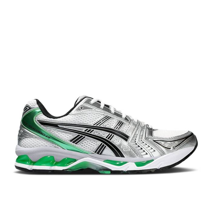 アシックス Asics 【 Gel Kayano 14 \u0027White Malachite Green\u0027 Men White/Malachite Green 】 メンズ 白いこと 白いこと green 緑・緑であること