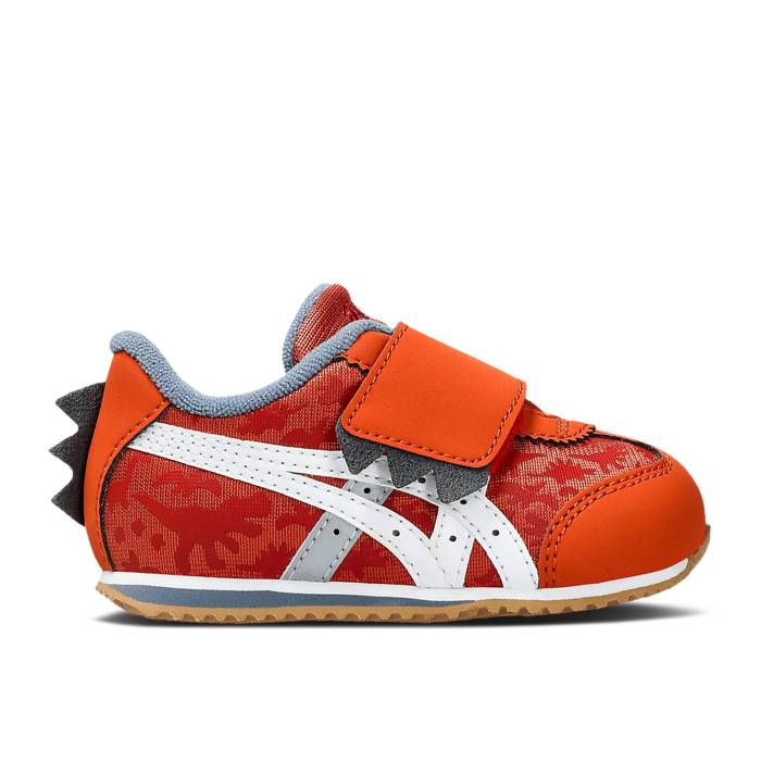 アシックス Asics 【 Idaho Baby Kt-Es D Dinosaur Park - Orange Infant Orange/White 】 パーク ベビー orange 橙・オレンジ 白色 ホワイト