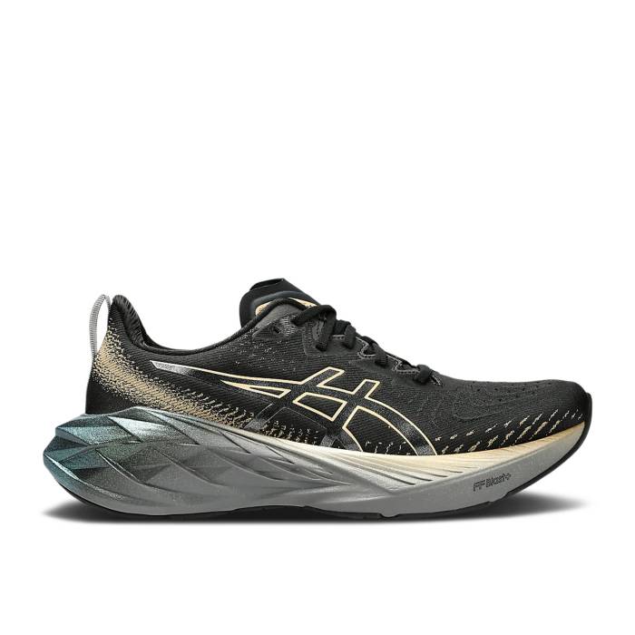 アシックス Asics 【 Novablast 4 Platinum \u0027Black Champagne\u0027 Men Black/Champagne 】 Platinum プラチナム メンズ 黒いこと 黒いこと