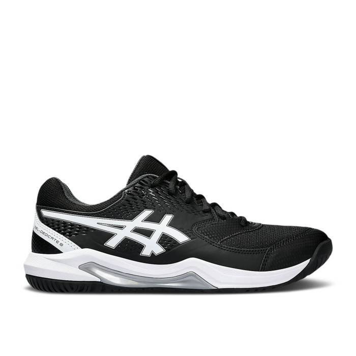 アシックス Asics 【 Gel Dedicate 8 \u0027Black White\u0027 Men Black/White 】 メンズ 黒いこと 黒いこと 白いこと 白いこと