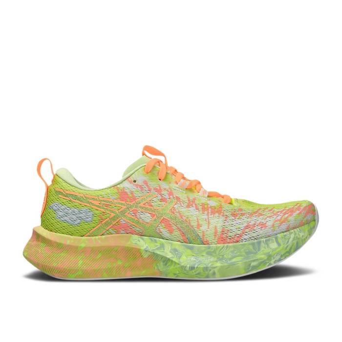 アシックス Asics 【 Wmns Gel Noosa Tri 16 \u0027Cool Matcha Marbled\u0027 Women Safety Yellow/Cool Matcha 】 レディース yellow 黄味がかった・黄色 冷やりとした
