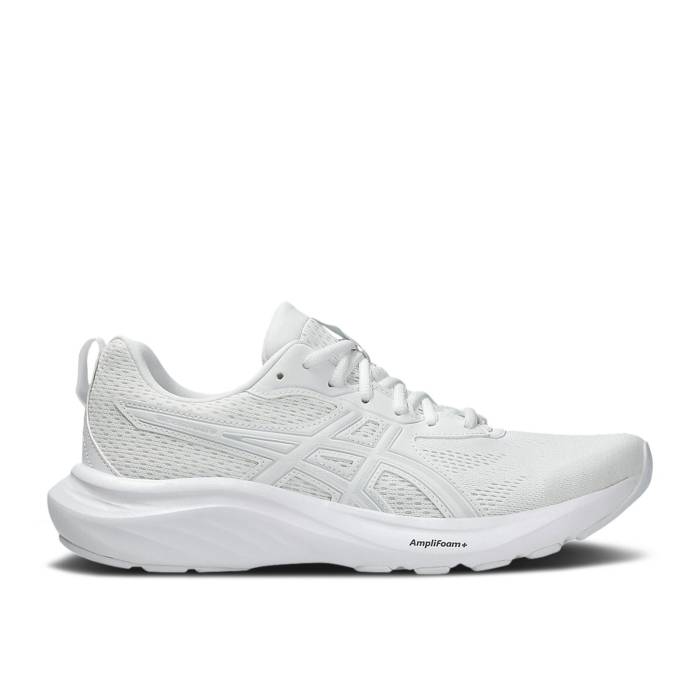 アシックス Asics 【 Gel Contend 9 White Glacier Grey Men White/Glacier Grey 】 メンズ 白色 ホワイト 灰色 グレー