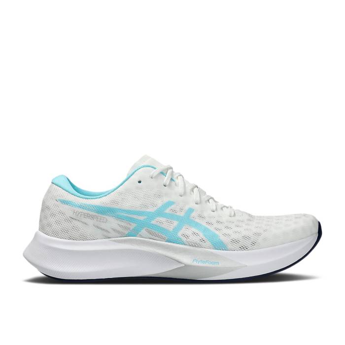 アシックス Asics 【 Wmns Hyper Speed 4 'White Blue' Women White/Bright Cyan 】 Speed スピード レディース 白色 ホワイト シアン