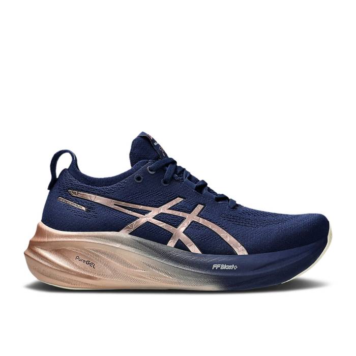 アシックス Asics 【 Wmns Gel Nimbus 26 Platinum Blue Expanse Rose Gold Women Blue Expanse/Rose Gold 】 Platinum プラチナム Rose ローズ レディース 青色 ブルー Rose ローズ ゴールド