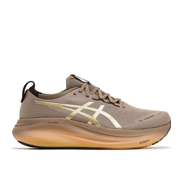 アシックス Asics 【 Gel Nimbus 27 \u0027Luxe\u0027 Men Luxe/Taupe Grey 】 メンズ 薄墨色 薄墨色