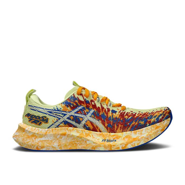アシックス Asics 【 Noosa Tri 16 \u0027Huddle Yellow Illusion Blue Marbled\u0027 Men Huddle Yellow/Illusion Blue 】 yellow 黄味がかった・黄色 青味 青み メンズ yellow 黄味がかった・黄色 青味 青み
