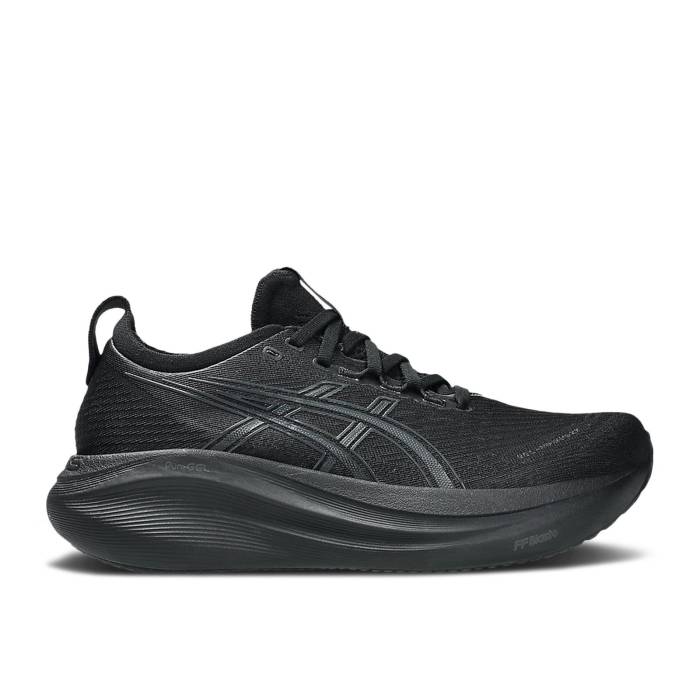 アシックス Asics 【 Wmns Gel Nimbus 27 \u0027Black Graphite Grey\u0027 Women Black/Graphite Grey 】 レディース 黒いこと 黒いこと 薄墨色 薄墨色