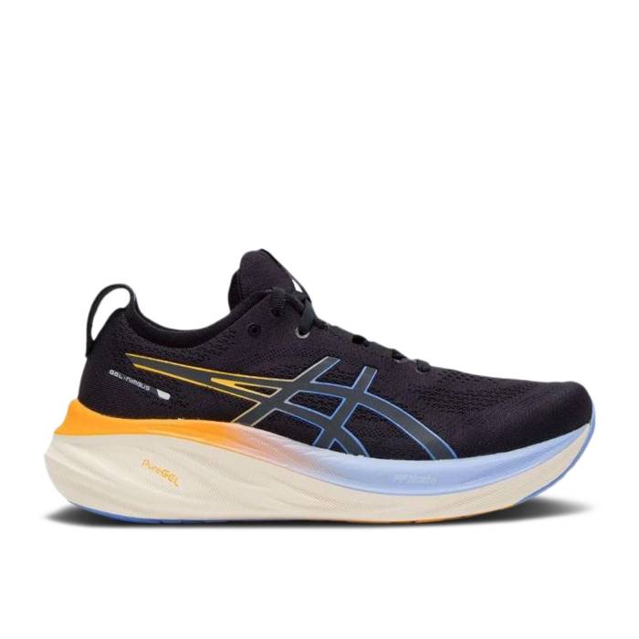 アシックス Asics 【 Gel Nimbus 26 Lite-Show Black Orange Gradient Men Black/Black 】 orange 橙・オレンジ メンズ 黒色 ブラック