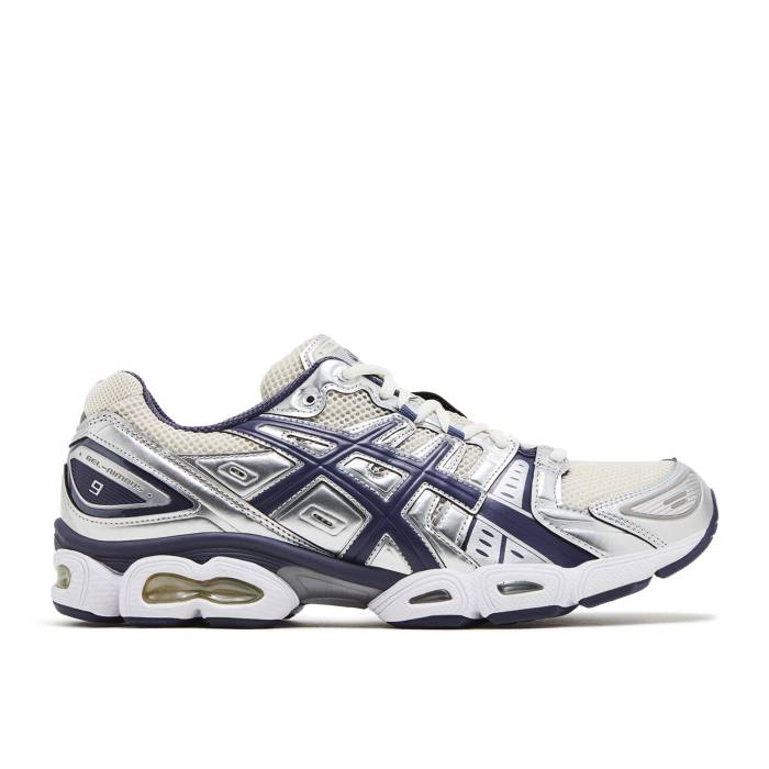 アシックス Asics 【 Gel Nimbus 9 \u0027Oatmeal Indigo Fog\u0027 Men Oatmeal/Indigo Fog 】 藍色・インディゴ メンズ 藍色・インディゴ