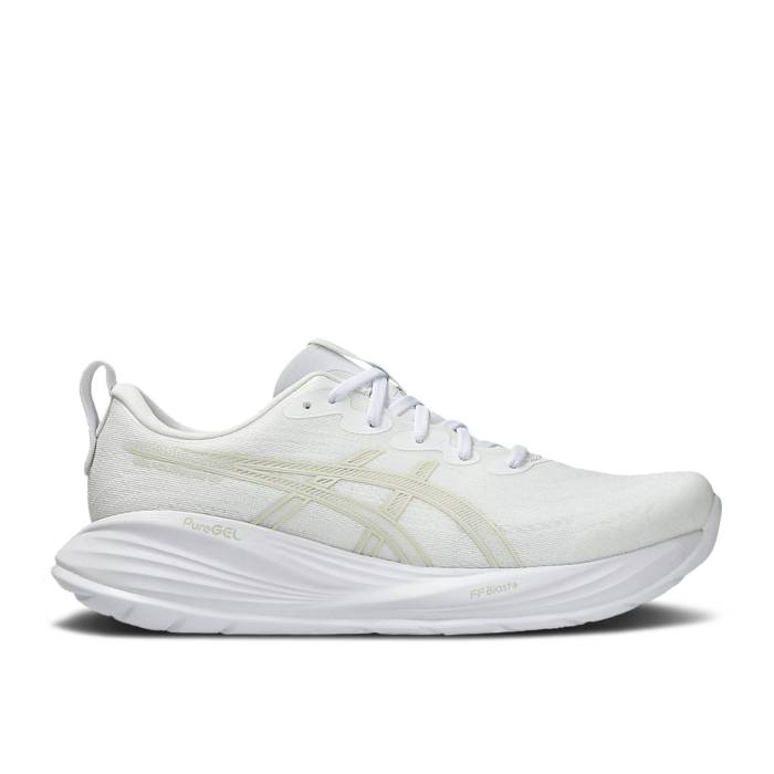 アシックス Asics 【 Gel Cumulus 27 'White Lake Grey' Men White/Lake Grey 】 メンズ 白色 ホワイト 灰色 グレー