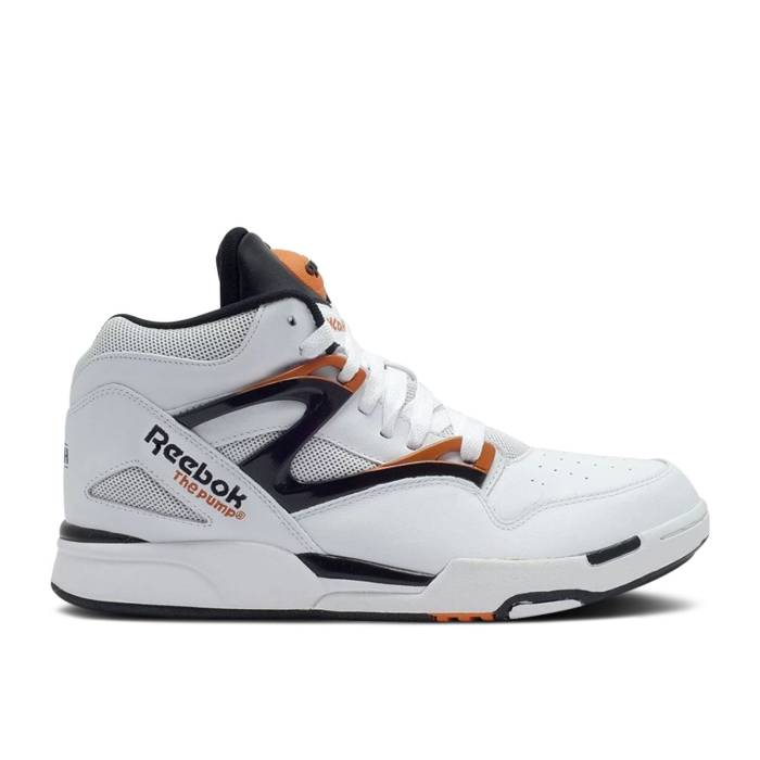 リーボック Reebok 【 Pump Omni Lite Men White/Black/Orange 】 ポンプ オムニ ライト メンズ 白色 ホワイト 黒色 ブラック orange 橙・オレンジ