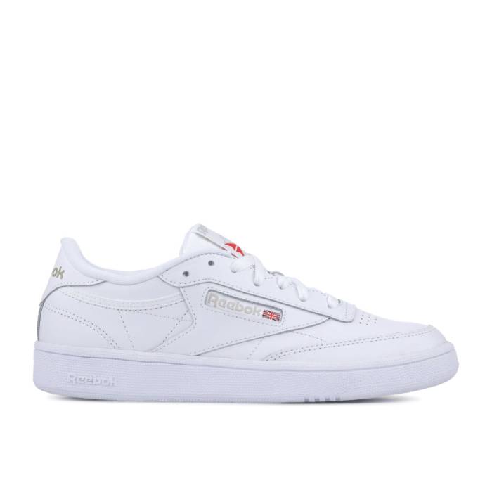 リーボック Reebok 【 Wmns Club C 85 \u0027White\u0027 Women White/Light Grey 】 野球クラブ レディース 白いこと 白いこと 薄墨色 薄墨色