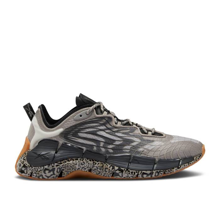 リーボック Reebok 【 Wmns Zig Kinetica 2 \u0027Animal Print\u0027 Women Grey/Core Black/Lee 7 】 Zig ジッグ レディース 薄墨色 薄墨色 中核グループ 黒いこと 黒いこと