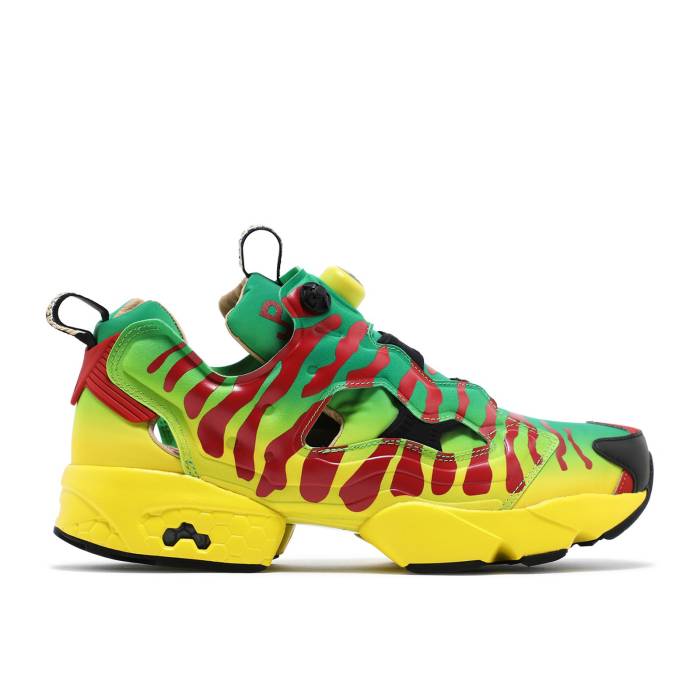 リーボック Reebok 【 Jurassic Park X Instapump Fury Og 'Tour Vehicles' Men Goal Green/Legacy Red/Black 】 パーク メンズ green 緑・グリーン legacy レガシー Red 赤・レッド 黒色 ブラック|スニケス