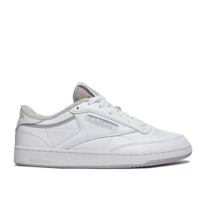 リーボック Reebok 【 Eames Office X Club C 85 \u0027Monotone Pack - White\u0027 Men Footwear White/Footwear White/Cold Grey 2 】 野球クラブ メンズ 白いこと 白いこと 薄墨色 薄墨色