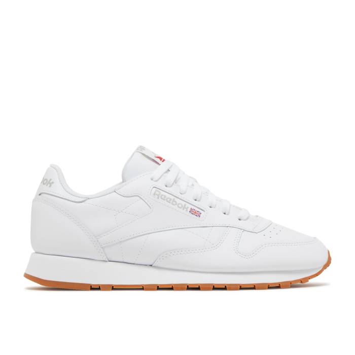 リーボック Reebok 【 Classic Leather 'White Grey Gum' Men Footwear White/Pure Grey 3/Rubber Gum 03 】 クラシック レザー 灰色 グレー メンズ 白色 ホワイト ピュア 灰色 グレー ラバー
