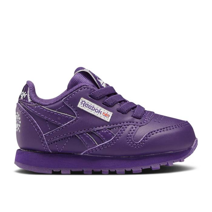 リーボック Reebok 【 Popsicle X Classic Leather Toddler \u0027Purple Emperor\u0027 Infant Purple Emperor/Purple Emperor/Purple Emperor 】 古典派音楽 なめし革 もの言う花 乳飲み子用 もの言う花 Purple 紫・パープル