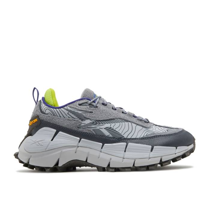 リーボック Reebok 【 Zig Kinetica 2.5 Edge Grey Lime Men Pure Grey 3/Pure Grey 5/Pure Grey 7 】 Zig ジグ メンズ ピュア 灰色 グレー