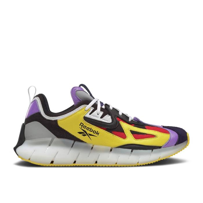 リーボック Reebok 【 Angus Chiang X Zig Kinetica Concept Type 2 \u0027Pigment Purple Bright Yellow\u0027 Men Pigment Purple/Bright Yellow/Black 】 Zig ジッグ Purple 紫・パープル メンズ Purple 紫・パープル yellow 黄味がかった・黄色 黒いこと