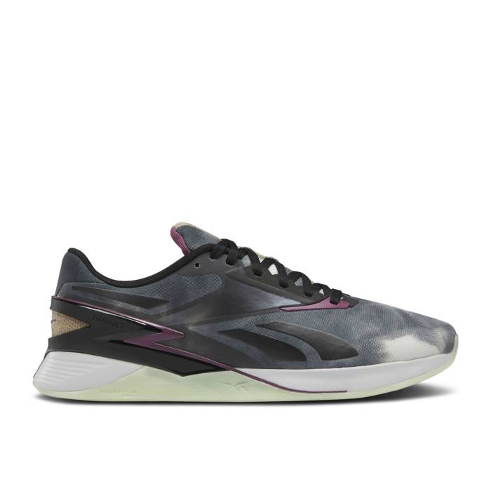 リーボック Reebok 【 Nano X3 \u0027Recreational Activities\u0027 Men Core Black/Washed Plum/Storm Glow 】 ナノ メンズ 中核グループ 黒いこと 黒いこと