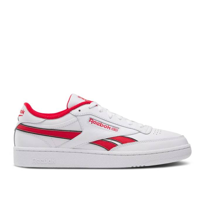 リーボック Reebok 【 Club C Revenge \u0027White Vector Red\u0027 Men White/Vector Red/Black 】 野球クラブ メンズ 白いこと 白いこと Red 赤・赤いこと 黒いこと 黒いこと