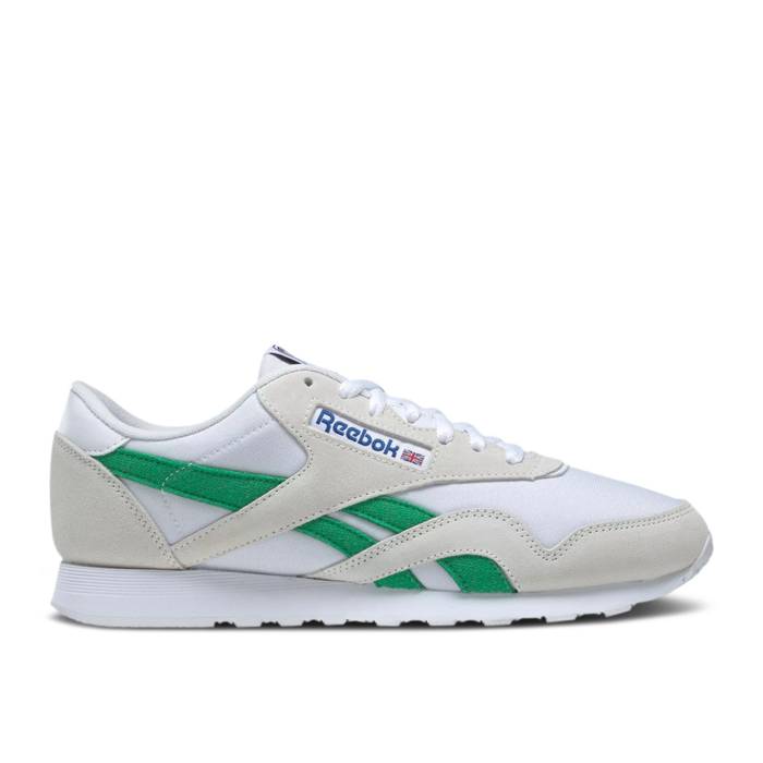 リーボック Reebok 【 Veefriends X Classic Nylon Aspiring Alpaca Men Footwear White/Core Black/Glen Green 】 クラシック ナイロン メンズ 白色 ホワイト コア 黒色 ブラック green 緑・グリーン