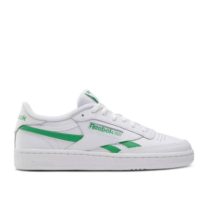 リーボック Reebok 【 Wmns Club C Revenge \u0027White Sport Green\u0027 Women Footwear White/Sport Green/Footwear White 】 野球クラブ レディース 白いこと 白いこと green 緑・緑であること