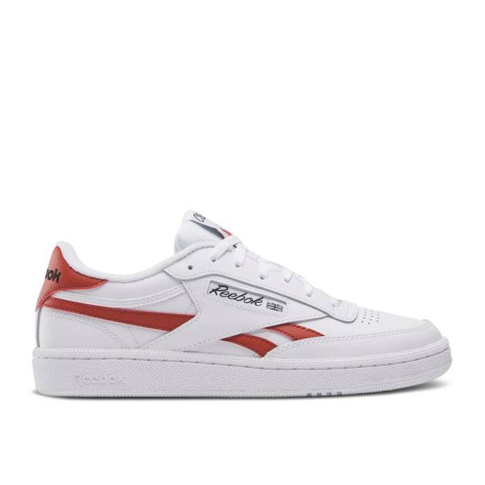 リーボック Reebok 【 Wmns Club C Revenge 'White Brick Red' Women White/White/Brick Red 】 クラブ レディース 白色 ホワイト Red 赤・レッド