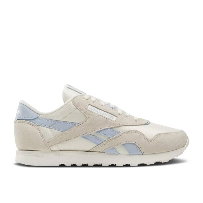 リーボック Reebok 【 Wmns Classic Nylon \u0027Bone Pale Blue\u0027 Women Bone/Pale Blue/Chalk 】 古典派音楽 ナイロン レディース 青碧 青碧