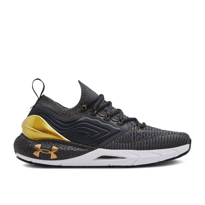 アンダーアーマー Under Armour 【 Hovr Phantom 2 Intelliknit Metallic 'Jet Grey Gold' Men Jet Grey/Black 】 灰色 グレー メンズ 灰色 グレー 黒色 ブラック