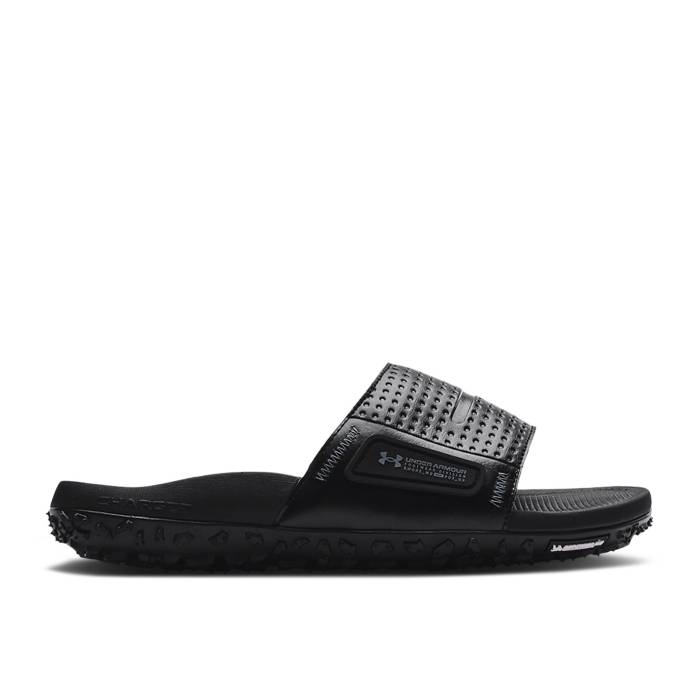 アンダーアーマー Under Armour 【 Ft Sway Slide \u0027Triple Black\u0027 Men Black 】 Slide サンダル メンズ 黒いこと 黒いこと